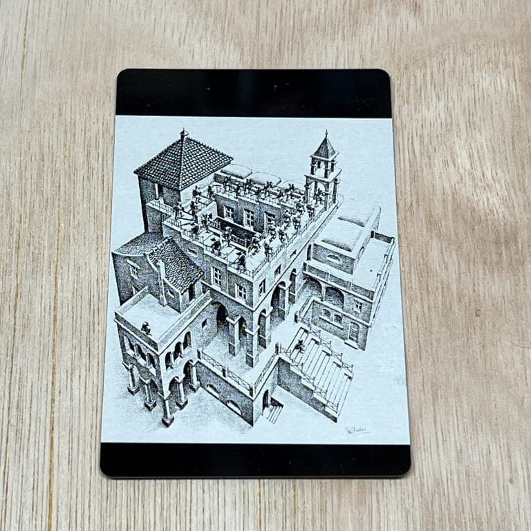 Metal business card
