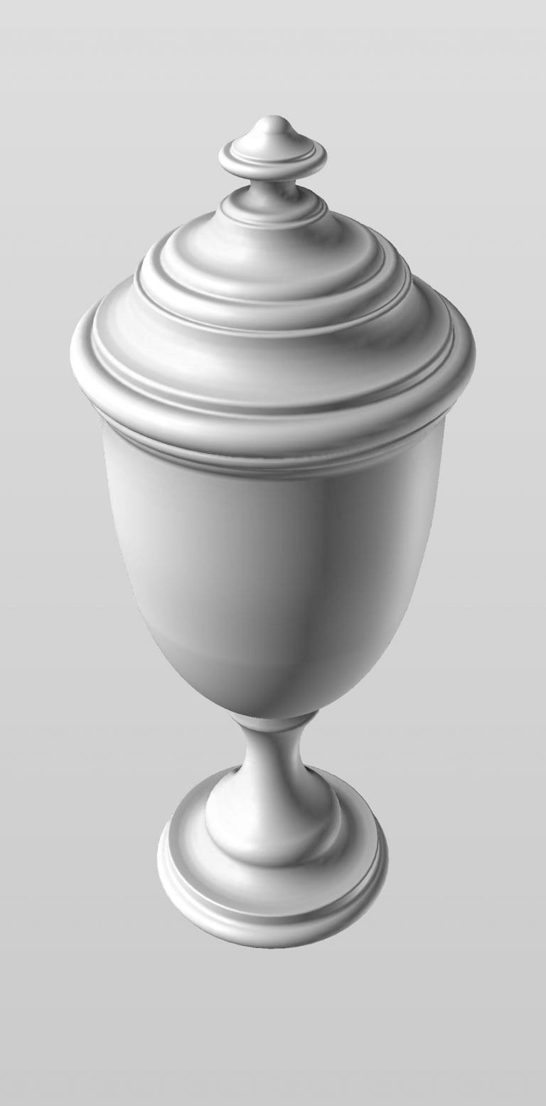 First render of the 3d profile
